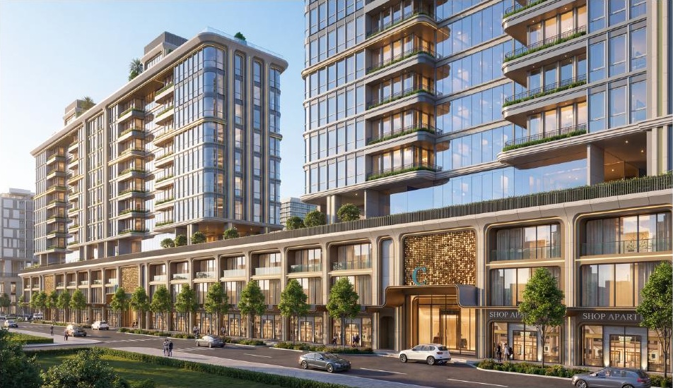 Góc phố shop apartment Savila ban ngày 2